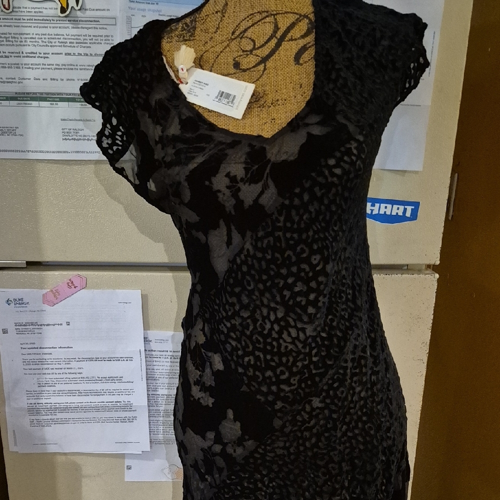 Johnny Was Black and Gray Wedding Dress